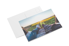 Postkarte A6, quer „1 Foto“