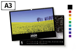 A3-Wandkalender (Kalendarium weiß), quer