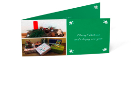 Weihnachtskarte „Adventsgesteck“