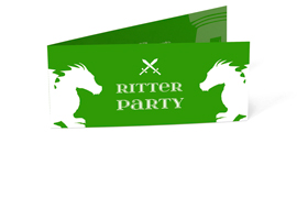 Kindergeburtstagseinladung „Ritter“