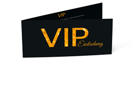 Geburtstagseinladung „VIP“