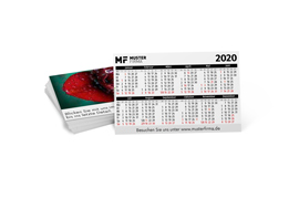 Taschenkalender, 90x58mm, Kalendarium quer