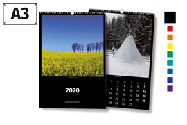A3-Wandkalender (Kalendarium weiß), hoch