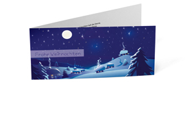 Weihnachtskarte „Winternacht“